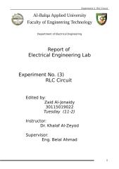 Experiment 3 - RLC Circuit.doc