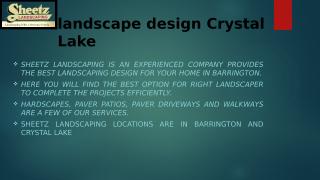 landscape design Crystal Lake.pptx
